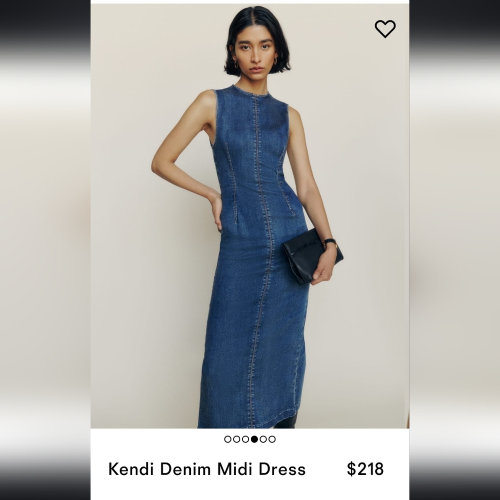 Reformation Kendi Denim Dress